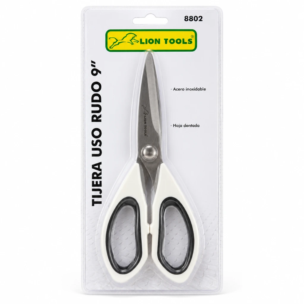 Tijera uso rudo 9 Acero inoxidable 8802 Lion Tools (2).webp