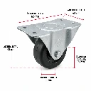 Rodaja hule 3 Placa Fija tipo Industrial carga 20kg  Rueda (2).webp