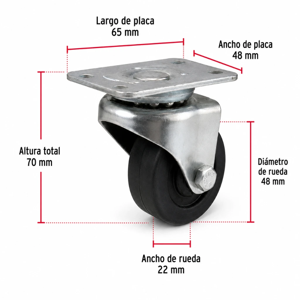 Rodaja hule 2 Placa Giratoria tipo Industrial carga 20kg  Rueda (3).webp