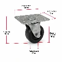 Rodaja hule 2 12 Placa Giratoria tipo Industrial carga 20kg  Rueda.webp