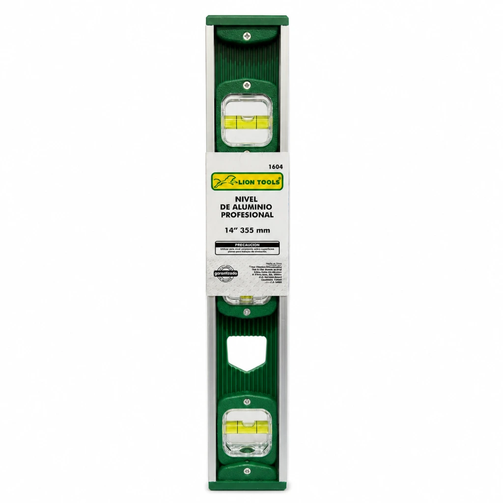 Nivel de aluminio 14” profesional  Lion tools (3).webp