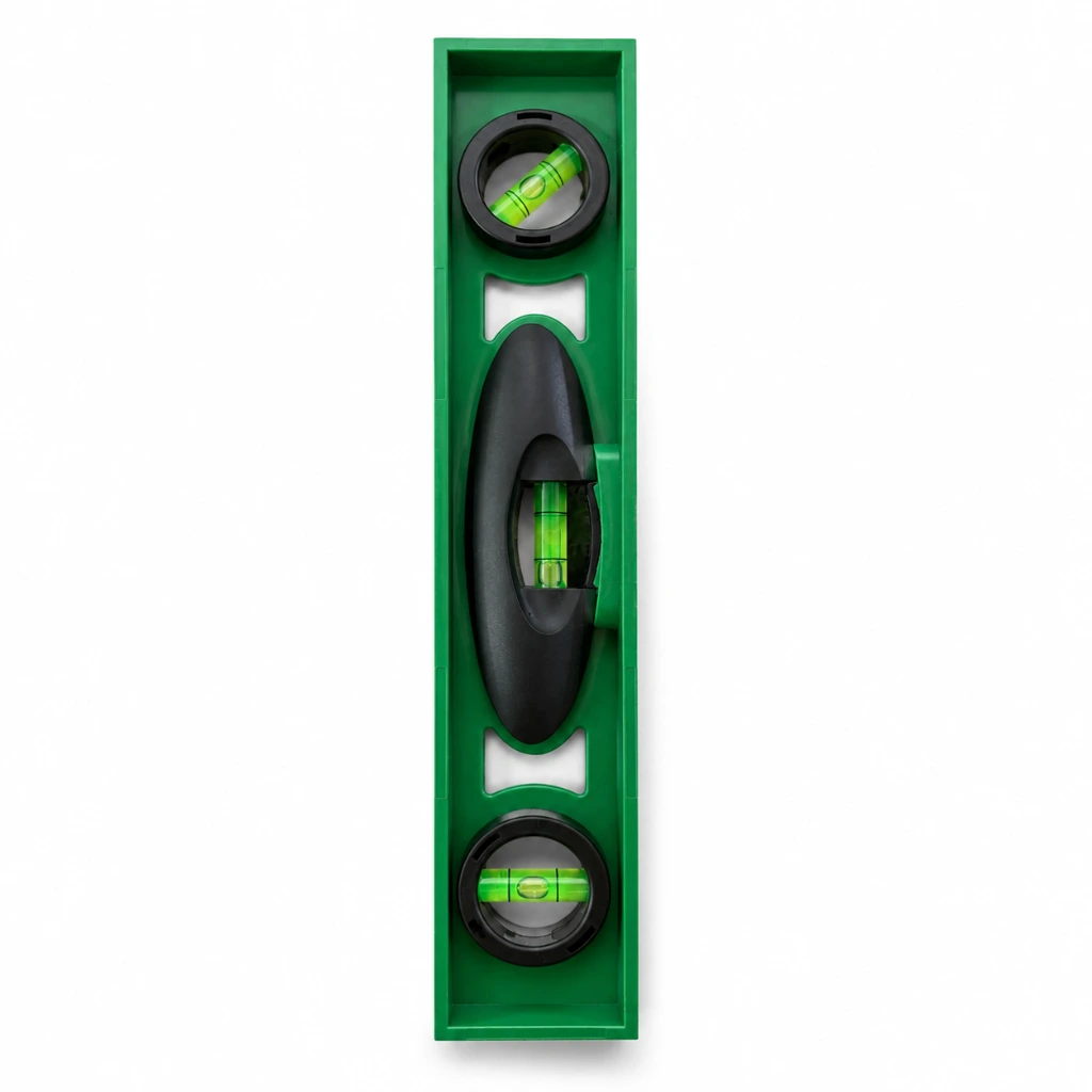 Nivel de plastico 12- 30cm 3 burbujas  Lion tools (2).webp