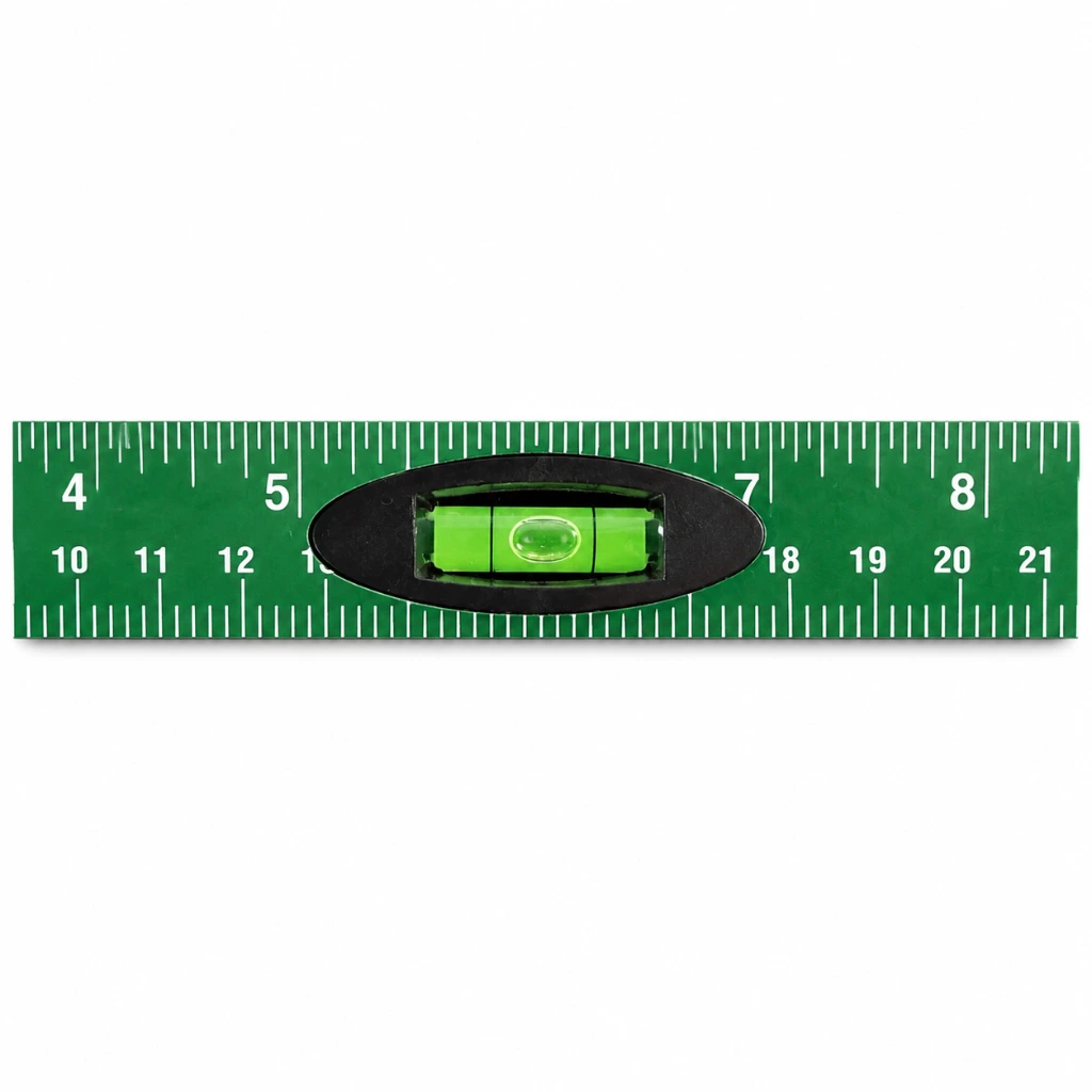 Nivel de plastico 12- 30cm 3 burbujas  Lion tools (4).webp