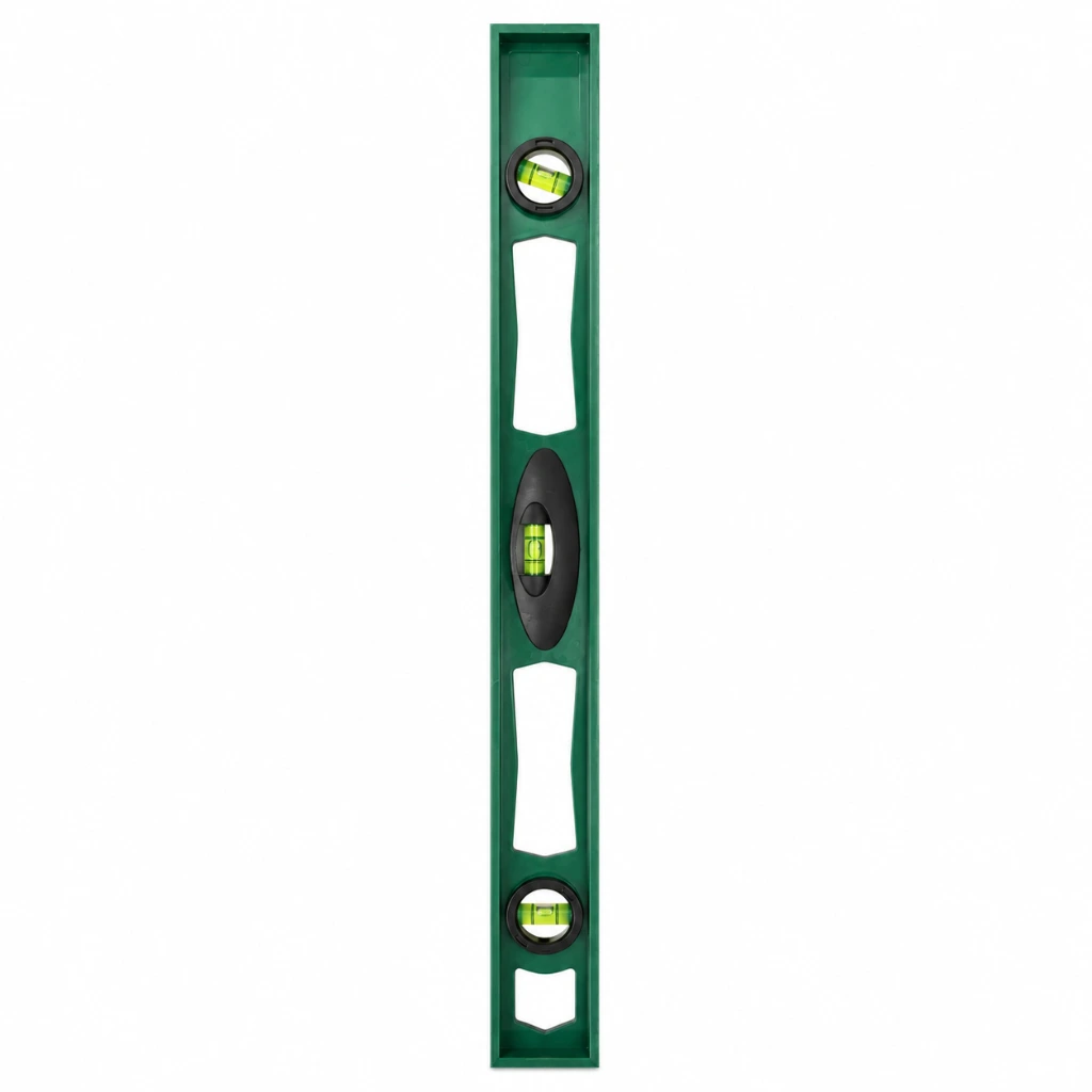 Nivel de plastico 24- 45cm 3 burbujas  Lion tools (2).webp
