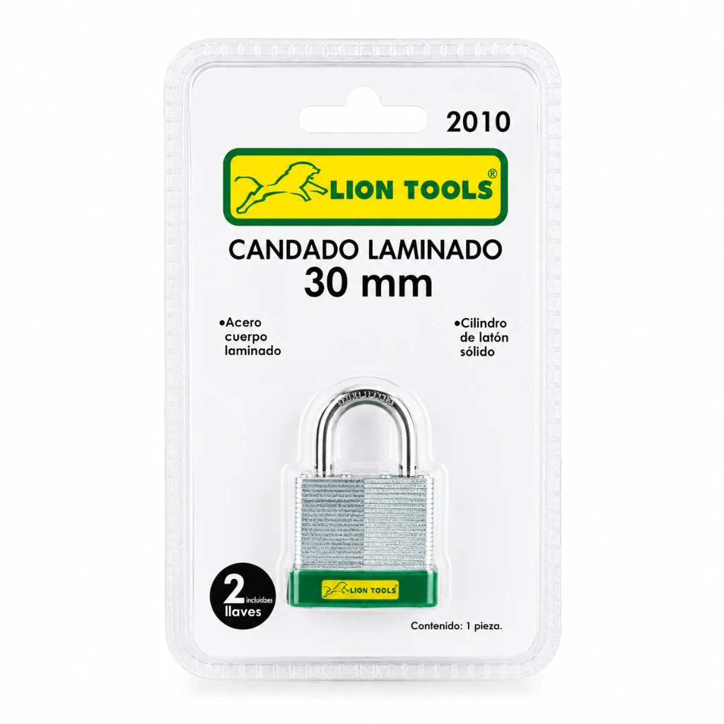 Candado cuerpo laminado 30 mm  Lion Tools (2).webp