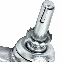 Casquillo metálico para rodaja con espiga de madera (2).webp