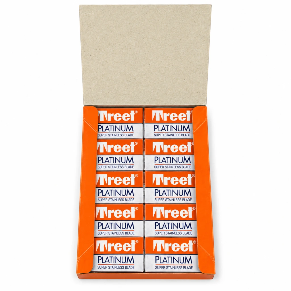 Caja de repuestos de navaja de rasurar con 100pz Treet (1).webp