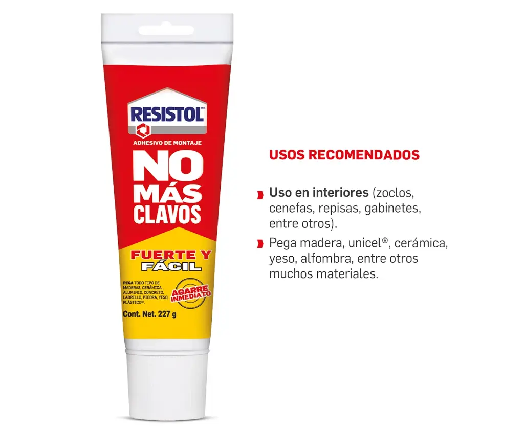 Resistol_No_Más_Clavos_Fuerte_Fácil_227gr_Usos.webp