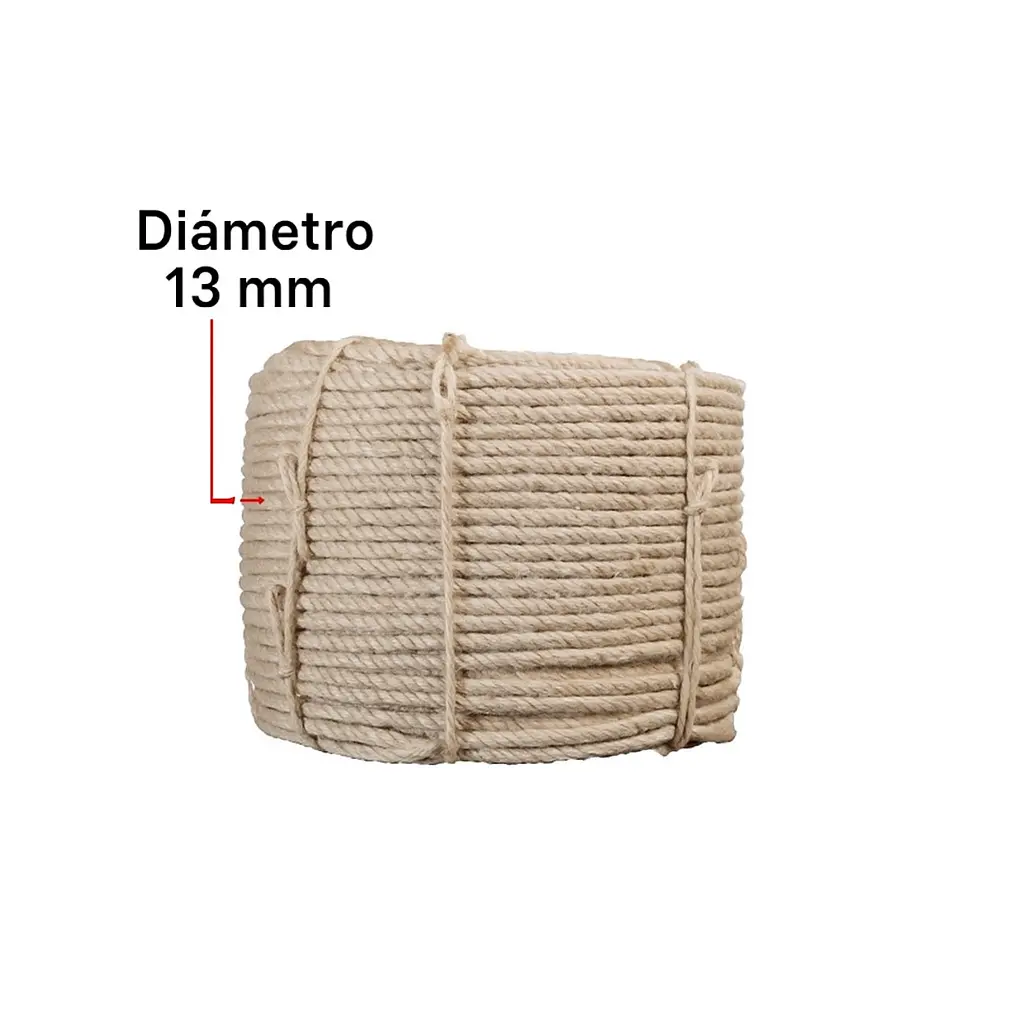 Rollo de mecate ixtle henequen con muestra 13mm.webp