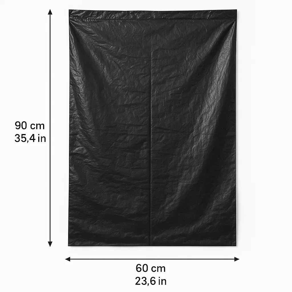 Kilo bolsa negra mediana 60 x 90 para basura.webp