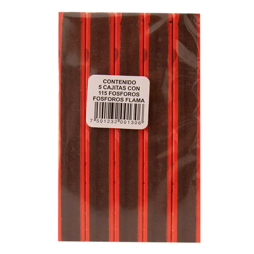 Cerillos caja 115 fósforos  Flama (2).webp