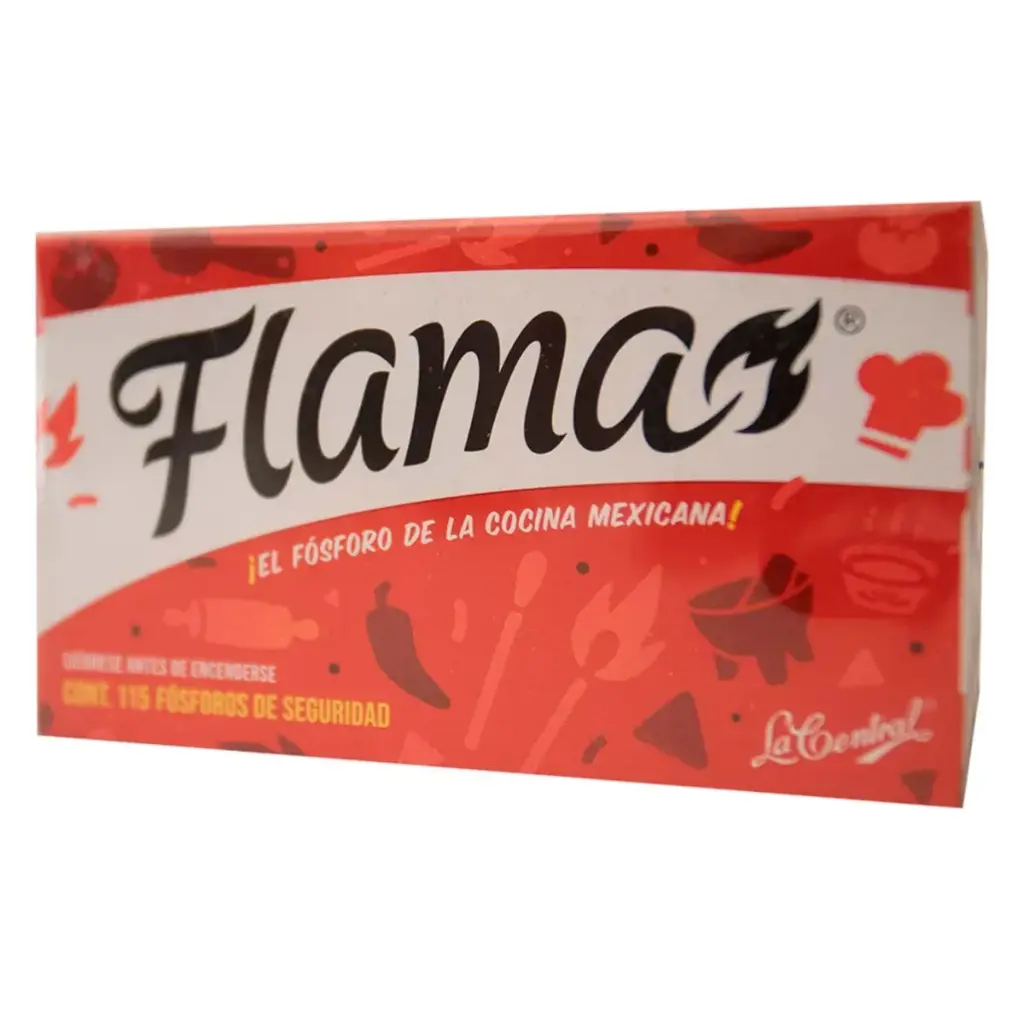 Cerillos caja 115 fósforos  Flama (4).webp