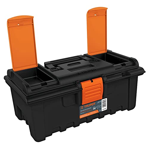 Caja para herramienta de 17" industrial, broches metálicos