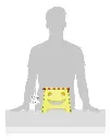 Banco plegable multiusos 25 × 20 × 22 cm  Lion Tools (4).webp