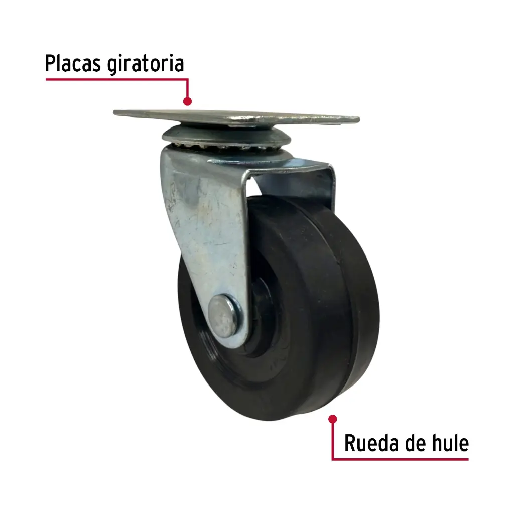 RUEDA PARA MUEBLE PLANA 2 C PLACA (RODAJA) (26-4050-405117) (6.webp