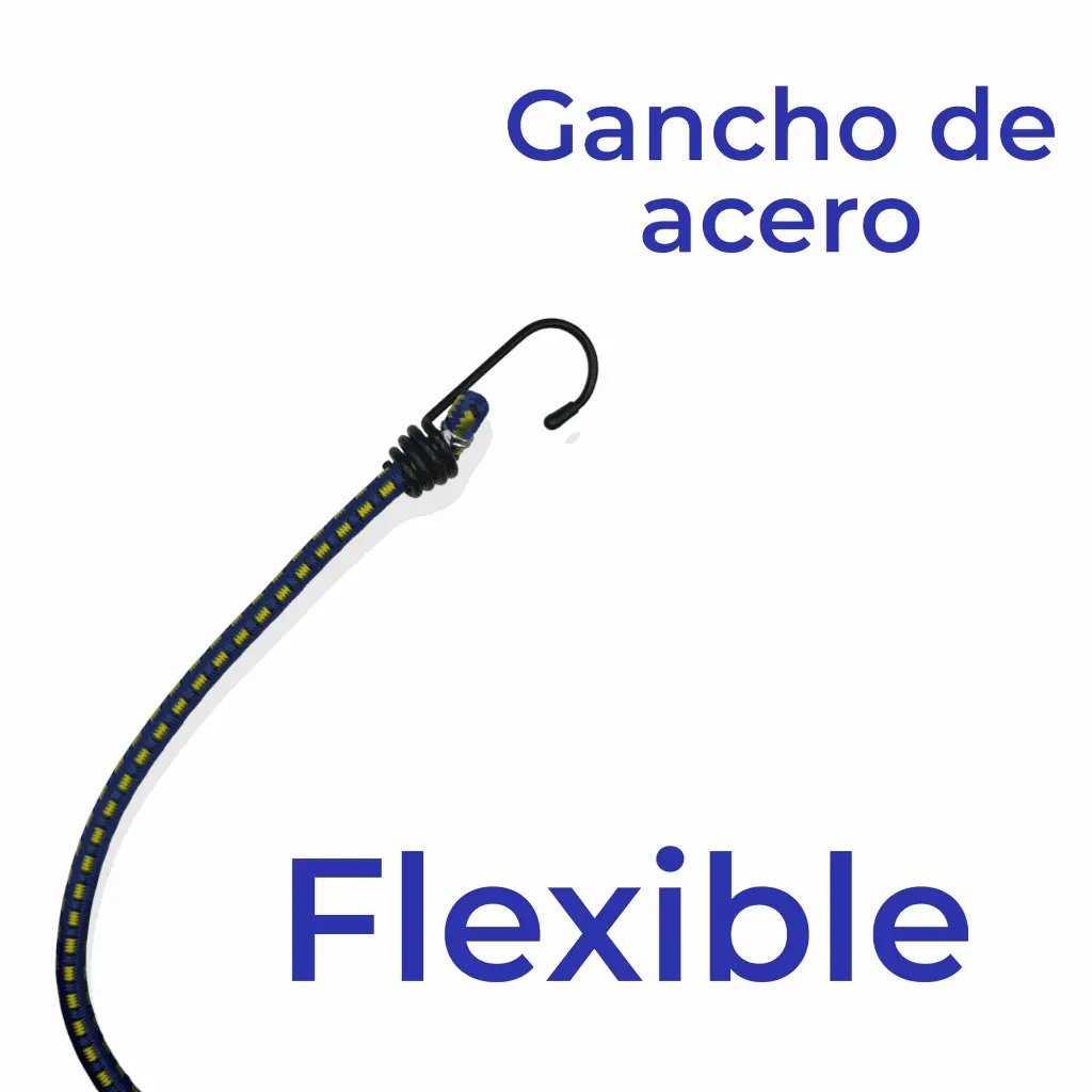 Liga elástica 18 con ganchos 1 pieza  Lion Tools (3).webp