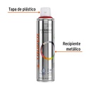 Pintura en aerosol, rojo, bote esbelto, 400 ml, Truper