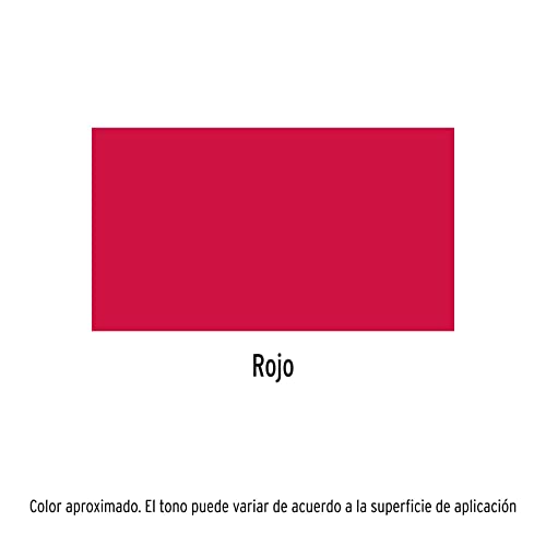 Pintura en aerosol, rojo, bote esbelto, 400 ml, Truper