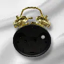 Reloj despertador Doradoblanco 10cm (3).webp