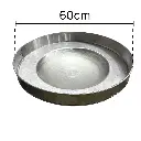Comal - Disco con pozo 60cm  Acero galvanizado medidas.webp
