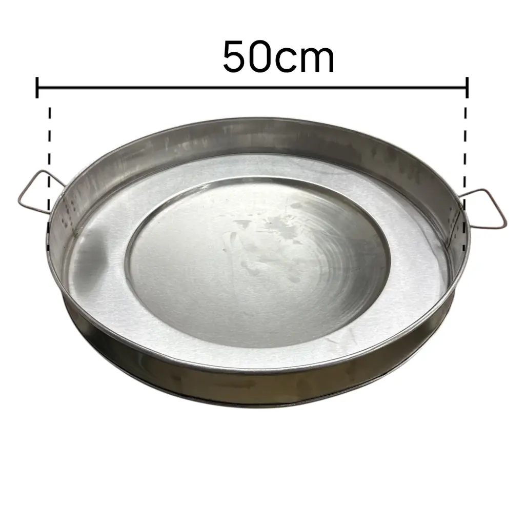 Comal - Disco con pozo 50cm  Acero galvanizado medidas.webp