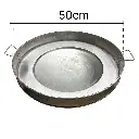 Comal - Disco con pozo 50cm  Acero galvanizado medidas.webp