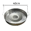 Comal - Disco con pozo 40cm  Acero galvanizado medidas.webp