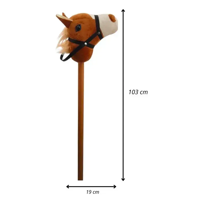 Caballo de peluche con sonido palo de madera  Juguete   (3).webp
