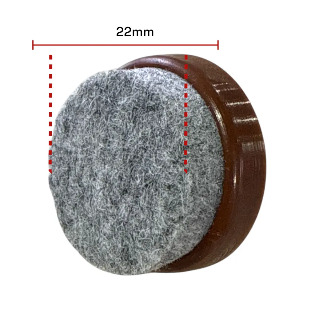 Deslizador 22mm-78 con felpa para madera  Resbalon  medida.webp