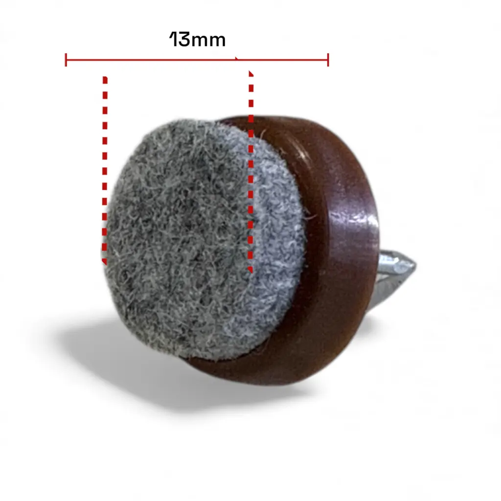 Deslizador 13mm-12 con felpa para madera  Resbalon (1).webp