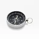 Brújula escolar economicé con argolla metal plata  Lobo (1).webp