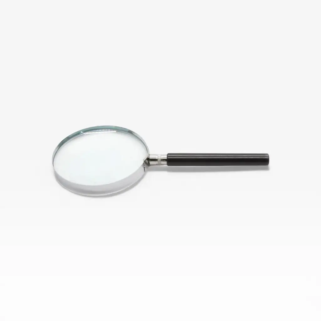 Lupa de vidrio aro metal 9cm  Lobo (3).webp