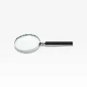 Lupa de vidrio aro metal 9cm  Lobo (3).webp