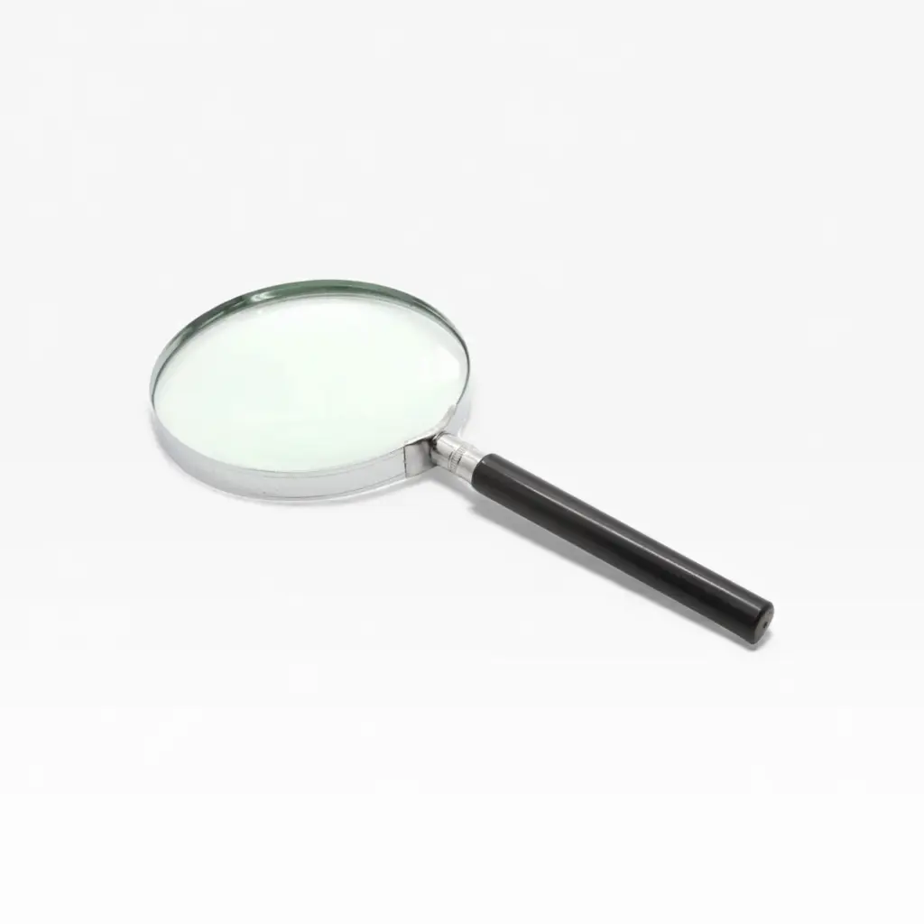 Lupa de vidrio aro metal 10cm  Lobo (4).webp