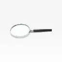 Lupa de vidrio aro metal 10cm  Lobo (2).webp