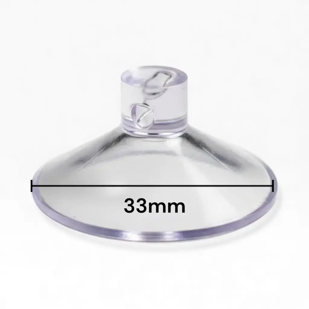 Ventosa de plástico 33mm Chico transparente  Chupón (3).webp