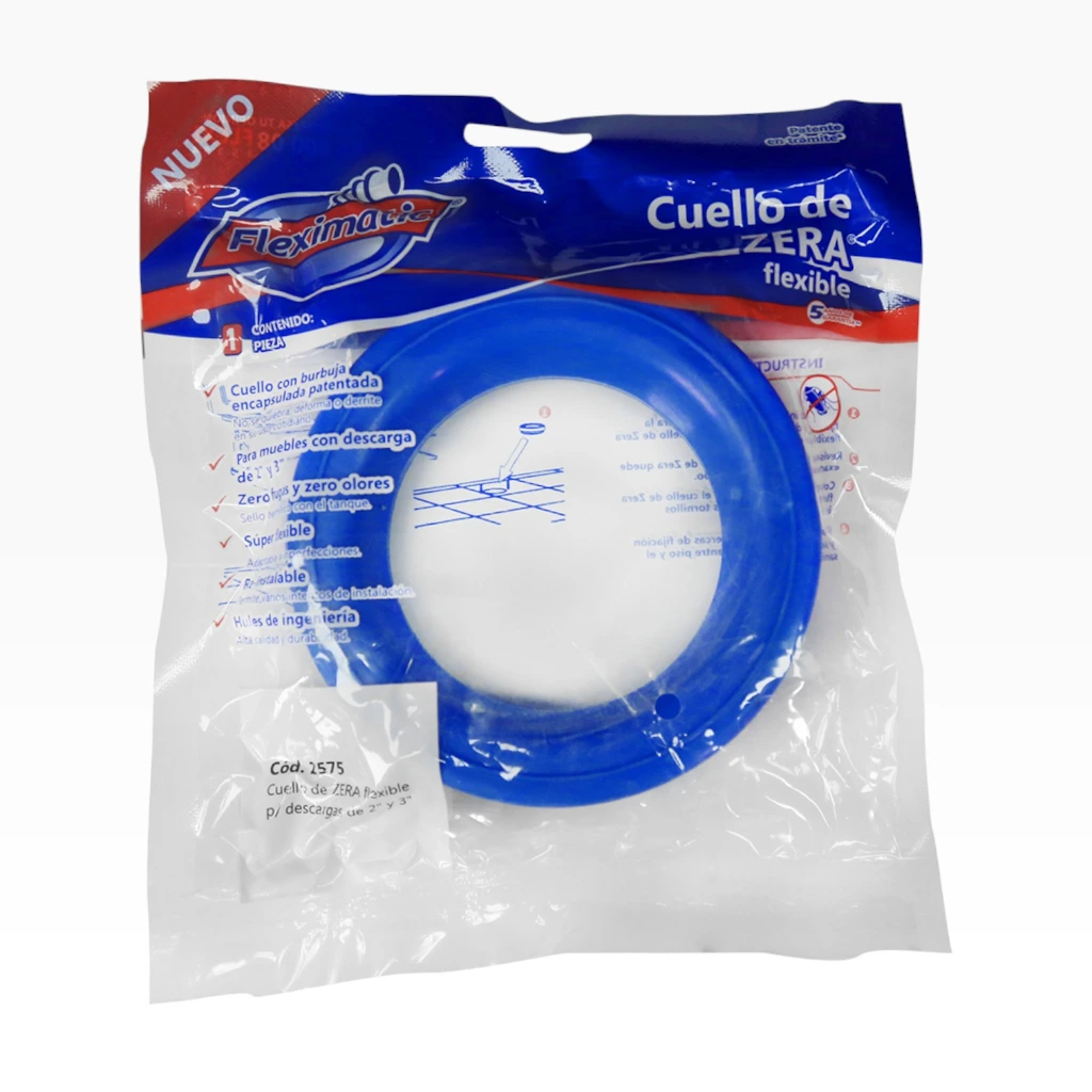 Cuello de pvc flexible para wc sin guía  Fleximatic (2).webp