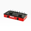 Parrilla para gas 2 quemadores Roja metálica  Disa  (3).webp