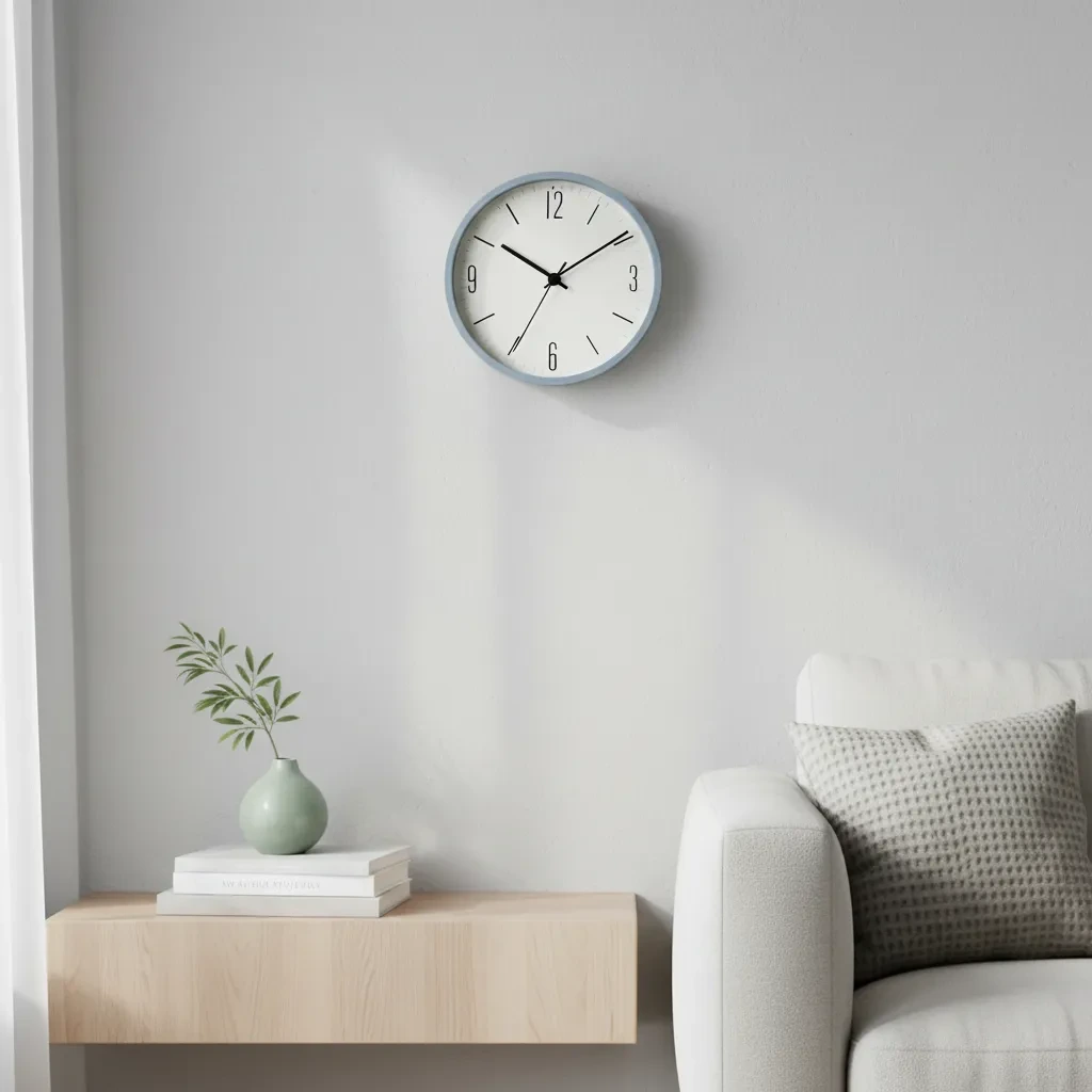 Reloj para pared Redondo 25cm Gris (4).webp