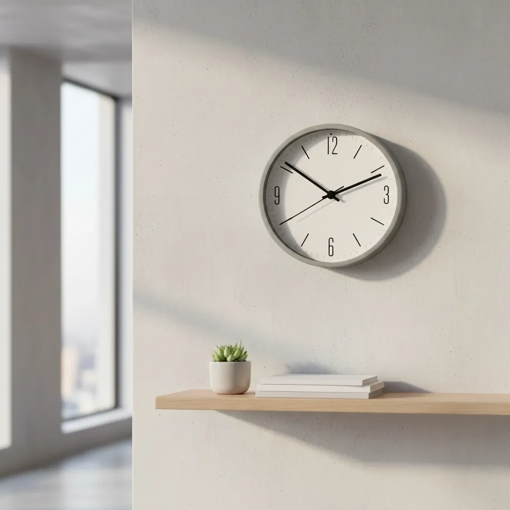 Reloj para pared Redondo 25cm Gris (5).webp
