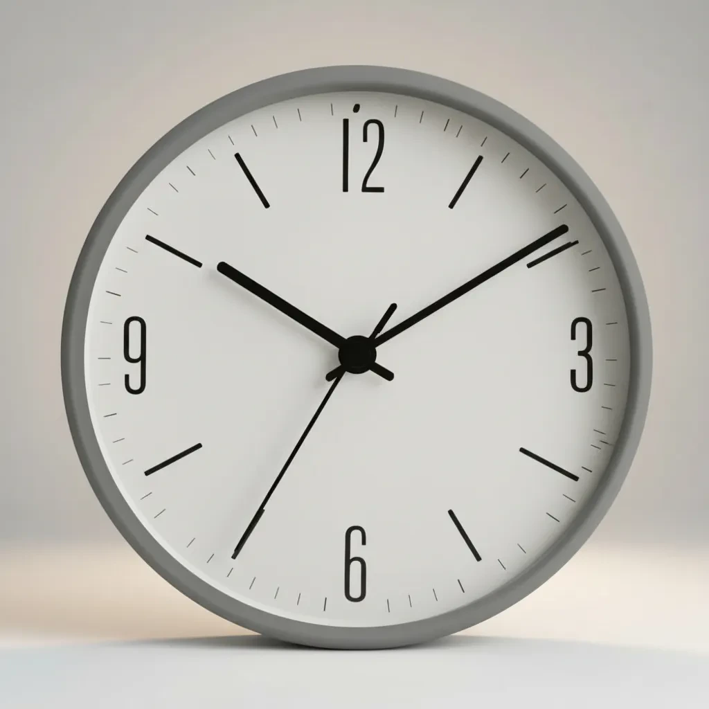 Reloj para pared Redondo 25cm Gris (1).webp