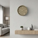 Reloj para pared Redondo 30cm Beige claro (3).webp