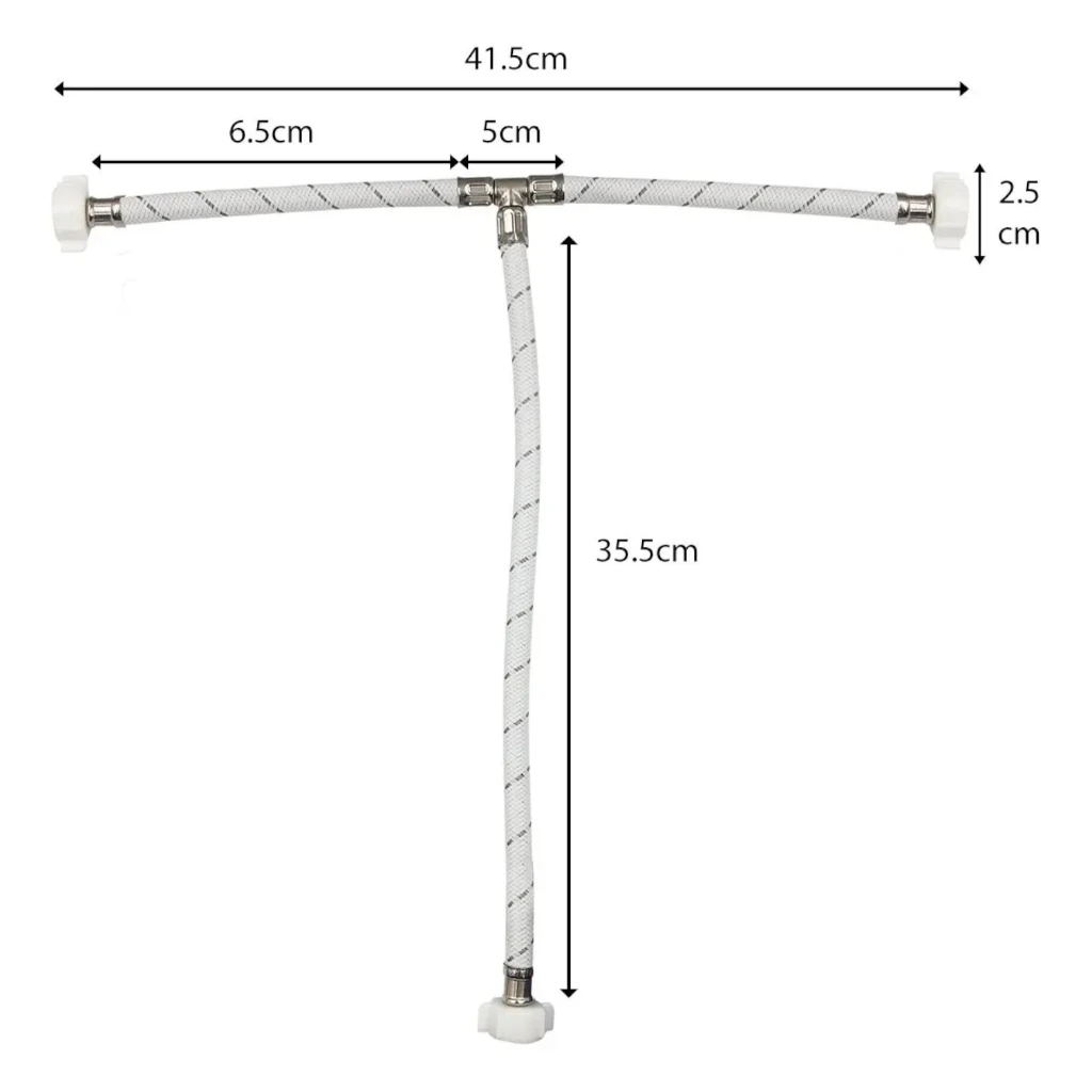 Manguera lavabofregadero poli-acetal tipo y 12 x 12 x 12 4157  Fleximatic (1).webp