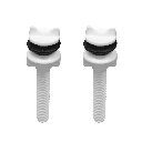 Juego de tornillos para acoplar sanitario de resina acetal W2483  Fleximatic (3).webp