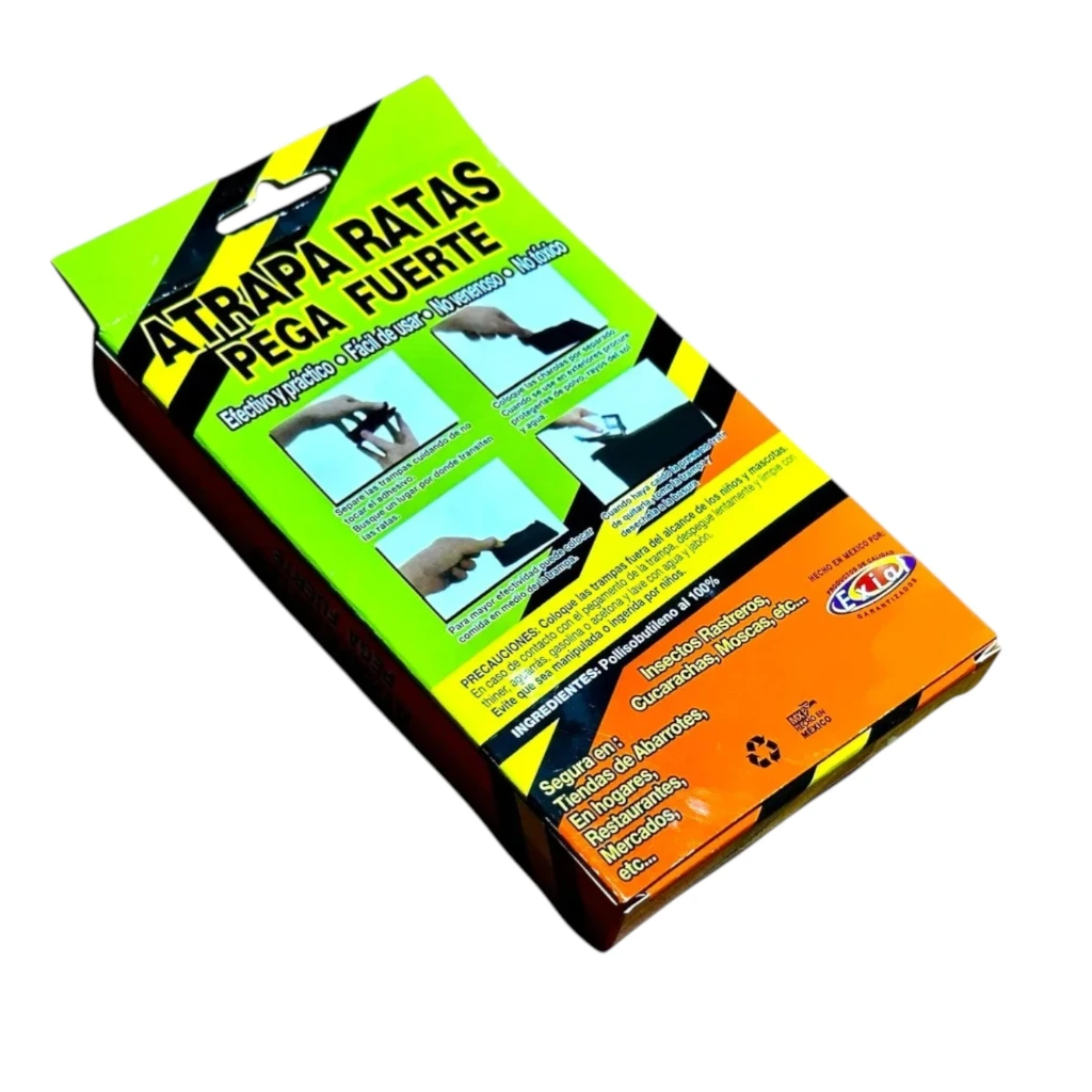 Trampa Atrapa Ratas Pega Fuerte Chica 4pz - Ratonera - Raton (3).webp