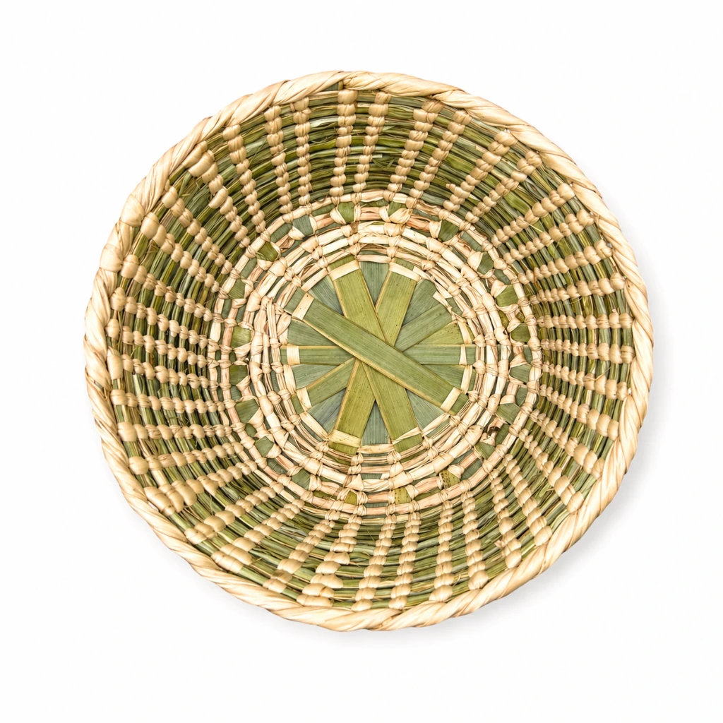 Tortillero palma blanco grande sin tapa 18cm×8cm (3).webp