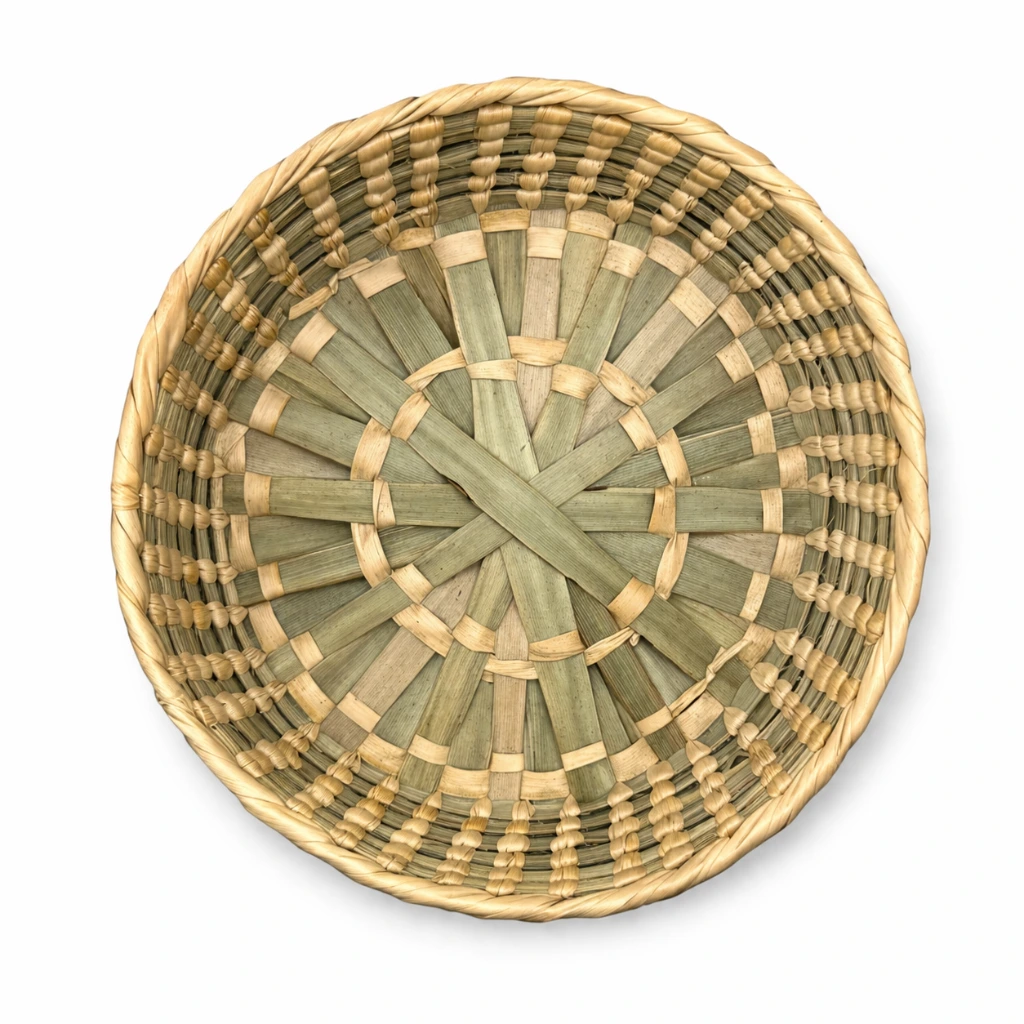 Tortillero palma blanco chico sin tapa 18cm×5cm (2).webp