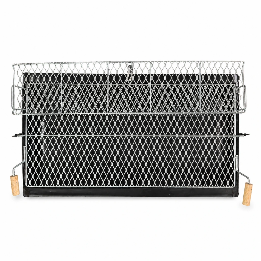Bracero rosticero 80 cm reforzado negro  Asador (4).webp
