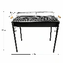Bracero rosticero 80 cm reforzado negro  Asador (2).webp