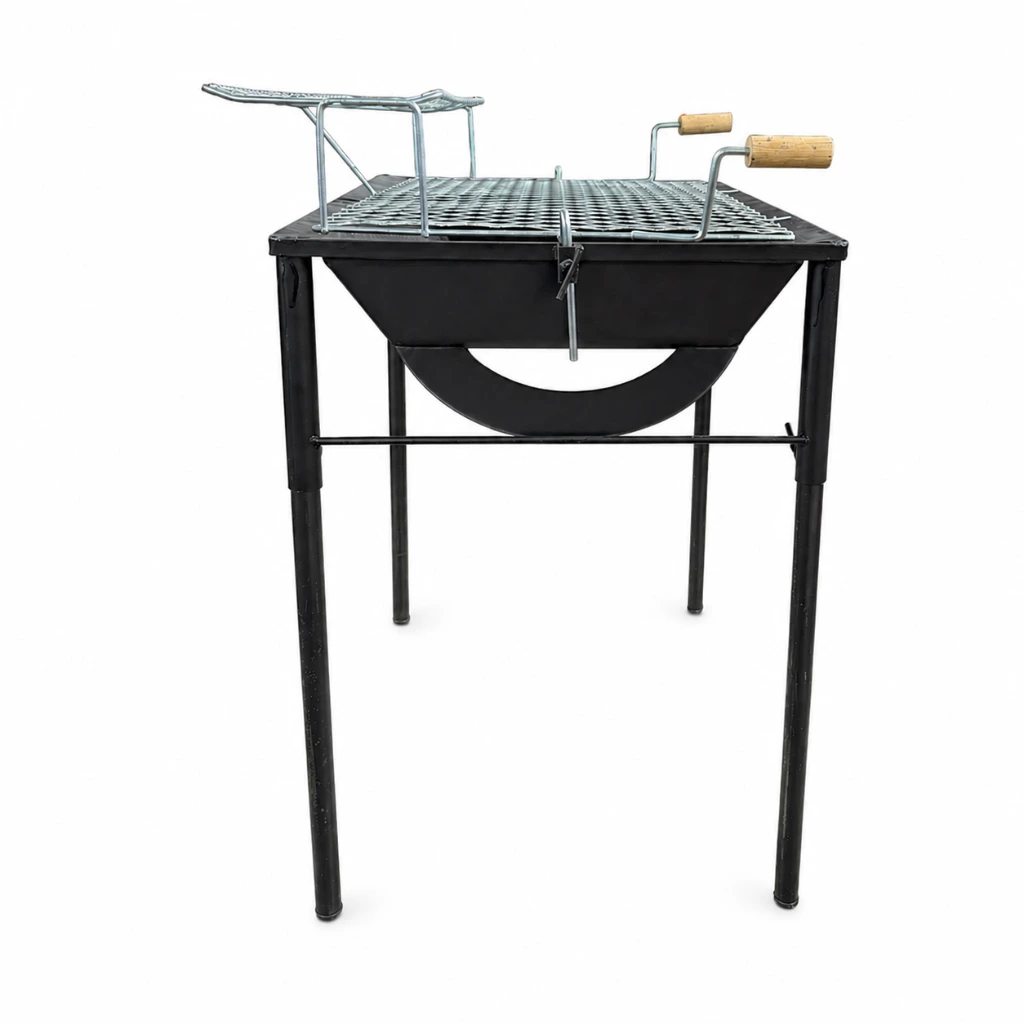 Bracero rosticero 80 cm reforzado negro  Asador (3).webp